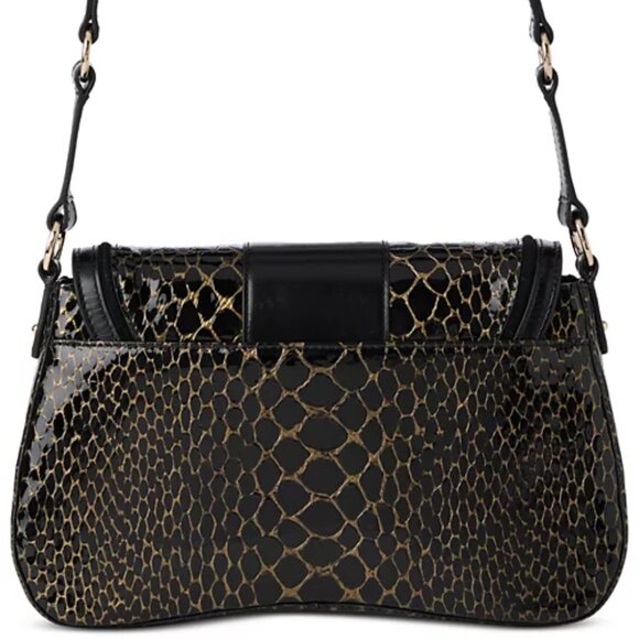 NWT ✅ Brahmin NERIDA Black Cavatica Genuine Leather Bag ✨ NEW COA, DUSTBAG - Picture 9 of 17